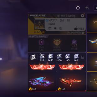 X137|Lvl 62|2 NARUTO BUNDLE(KAKASHI,JIRAIYA)|183 WEAPON(2 EVO+28 MYTHIC)|INFERNAL DRACO M4A1 LVL 3|BLUE DRACO AK47 LVL 3 - Image 2