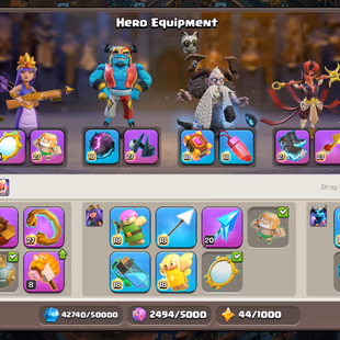 🌟 PREMIUM TH-18 5 HEROES MAXED 🌟 FULL MAX DEFENCE | 6X SCENERY | 36 HERO SKINS | 7 EPIC MAX 3 LVL-20 | DISCOUNT SHOP - Image 6