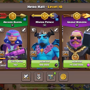 🇺🇸LOW PRICE TH16🎂HIGH XP217 HEROES 67-81-50-58-34 8X EPIC EQUIPMENT 6 BUILDER CWL408 FULL ACCESS - Image 1