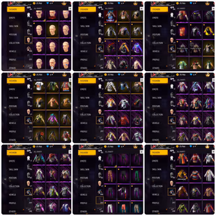 Free Fire Premium Account 🔥 Thief Outfit  Rare Female Bundles - Image 3