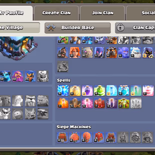 💫[ TH-13 FULLY MAX ]💫 S.BALL [MAX] - F.ARROW [MAX] - 8X EPIC || MAX DEFENCES - TROOPS - WALLS - HEROS - Image 5