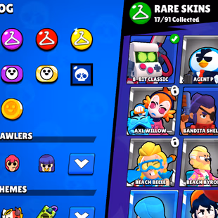 129 [3 MAX BRAWLS] [29 SKINS] [6231 TROPHIES] - Image 5