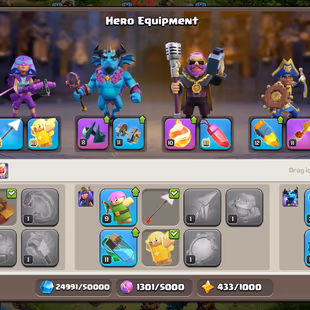 🔥1xPIRATE SCENERY TH-16 NEAR MAX🔥 HEROS 70-71-48-52-32-1 LEVEL || SUPER EPICS 3xEPICS MAX || INSTANTLY DELIVERY K- - Image 7