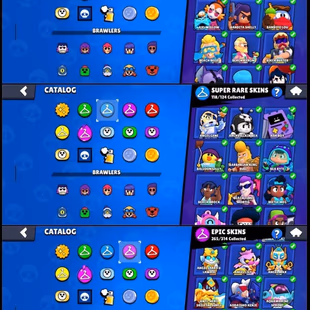 👑 570 SKINS KING FRANK ALIEN FAME ALL BRAWLERS HYPER 101K TROPHIES 1269 PINS MASTERS OLD BP SKINS 2 PRESTIGE 36 BUFFIES - Image 6