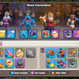 🎄2400 WAR STAR🎄TH 15 NEAR MAX ACCOUNT| HERO 82-86-53-60-34-3| 6 EPIC Equipment | GOOD BUILDER BASE | HERO SKIN MAGIC I - Image 6