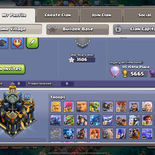  5 HERO MAX - FULL MAX - TH:17 - Lvl:258 - BK:100 - AQ:100 - PC:90 - GW:75 - RC:50 - LIFETIME WARRANTY  - Image 4