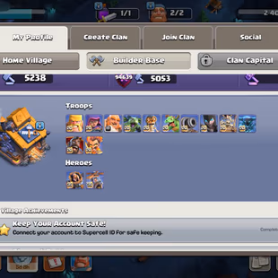 🔥FULL ACCESS - 4 HERO MAX - TH:17 - Lvl:237🔥 - BK:100 - AQ:100 - PC:76 - GW:75 - RC:50 - BEST SELECT - Image 7