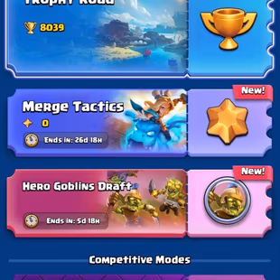 💥Rare 🏠CR Lv.44 | KT Lv.14 | 32 Dances | 8039 Trophies | 89 Cards | Master 1 Rank | Arena 21 | Instant Delivery - Image 5