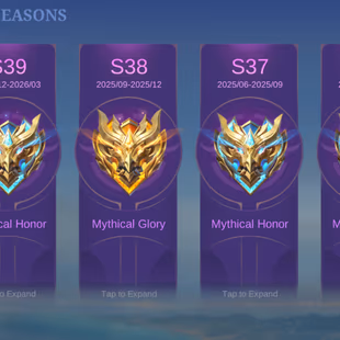 PL558|Lvl 65|EXPERT V|ALL EMBLEM MAX|98 HEROES|136 SKIN|3 EPIC SKIN|SPONGEBOB|FANNY P.ACE|BADANG SAINTSEIYA|LEGEND S40 - Image 5