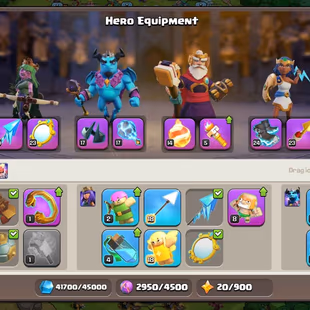 [4HERO MAX-PREMIUM TH-18] | [13EPIC-S.BALL-E.BOOT-24] | HERO-105-105-71-80-55 | GOOD SKINS | BLUE WALLS | LOW PRICE - Image 6