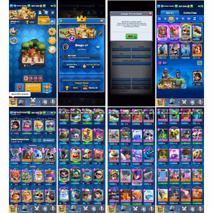 🔥LV 56 - 10 EVO⚡ KT 15 | ARENA 26 | TROPHIES 10512 | EMOTE 62 | 1 CARD MAX - 3 LV 15 - 24 LV 14 | 1 HERO | 7 TOWER COLL - Image 4