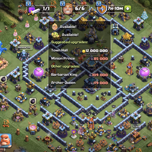 ||3Epic max ||Xp141 Th 13account|| Wall max|| 2heros max||6th builder unlock||10Epic equipment||Name change available||  - Image 2