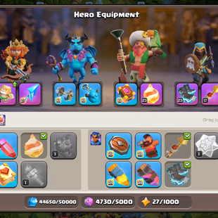 🔥TH 18 ALMOST MAX🔥XP 271-HERO 103-103-87-79-50-EPIC GG[MAX] FA[MAX] FB 23 EB 22 RS 17-DEFENSE NEAR MAX-NC 500-BEST  - Image 7