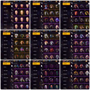 BANDIT || ONE PUNCH MAN || OG 7 YEARS ACCOUNT || HIGH VALUE RARE SKINS - Image 4