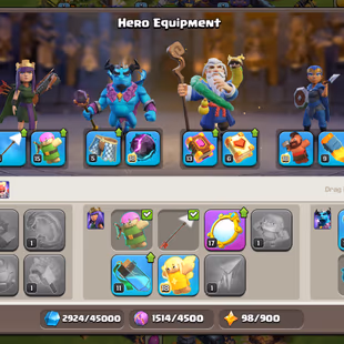 XP 188!TH 15!HERO-70-70-51-59-33!NC YES!BLUE WALLS! STRONG DEFENCE! GREAT TROOPS! INSTANT DELIVERY  - Image 6