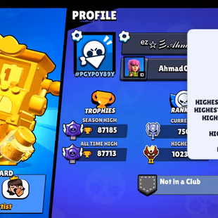 🔥R35-Legacy 2🔥87K trophies | 97 HyperCharge |883 Pins | 450 Player Icons | Decent Buffies | Secure and safe Delivery  - Image 1