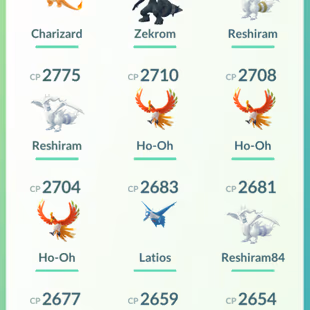 0P MID STACKED LEVEL 53 []SHINY MEGA LATIAS []LEVEL 1 SHINY EVENT PIKACHU []SHINY LEGENDARY 2 []SHINY 81 []LEGENDARY 58 - Image 3