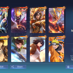 PREMIUM MEGA IV ACCOUNT || 2 LEGEND || 22 GRAND || 16 EXQUISITE || SKINS 396 - Image 2