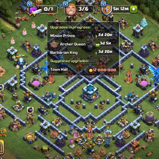 ||2Epic max ||Xp141 Th 13account|| Wall max|| 2heros max||6th builder unlock||10Epic equipment||Name change available||  - Image 1