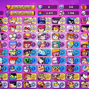 14 MYTHIC SKINS | 273 SKINS | 70.000 TROPHY | 99 BRAWLERS | 33 HYPERCHARGED | 40 MAXED BRAWLERS | 2 BUFFIES - Image 4