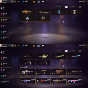 iOS/Android - Server EU - Level 32 - Rank Gold - Set 6 - Emote 2 - Weapon 22 - Mythic 6 - Epic 6 - Code1368 - Image 5