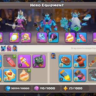 🔥[ 9 EPIC MAX - TH-18 NEAR MAX ]🔥GG-SB-MM-AF-FA-FB-RS-EB-MT [MAX] - 27X EPMNT MAX || - NEAR MAX DEF - TROPS - WALLS - Image 6