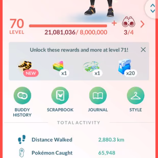 SHINY LEG KYUREM - 2016 YEAR - LEVEL 70 - 202 SHINY - 19 LEGENDARY || 9-10million STARDUST - RENAME AVAILABLE - SAFE SEC - Image 1