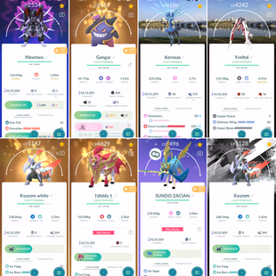 PVP MASTER LEAGUE 💎 SHUNDO CROWNED ZACIAN 💎 ARMOURED MEWTWO [] MANY LVL 50 - SHINY LOCATION BG [] 119 SBG - LEVEL 71  - Image 1