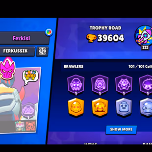 240 SKINS | 39.600 TROPHIES | 101 BRAWLERS | 11 HYPERCHARGE | 16 MAX | 5 PRESTIGE | 11 BUFFIES - Image 5