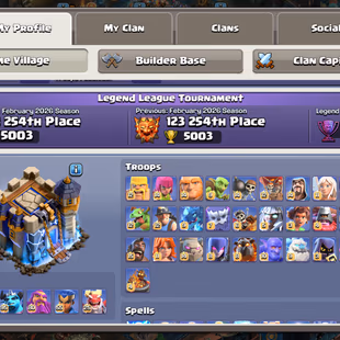 💙 ALL EPIC MAXED 💙 6 HEROES MAXED | TH 18 MAX | DEFENCE MAX | TROOPS MAXD 6400 WS | SAMURAI SKIN SET | 5X RARE SCENERY - Image 5