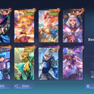 PL540|Lvl 62|RENOWNED I|259 SKIN|ALL EMBLEM MAX|65 HIGH WR|2 LEGEND(MIYA,LUNOX)|2 ETERNAL SEASONS(MIYA,FLORYN)|GRANGER  - Image 5