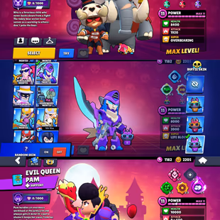 🔥 92.400 TROPHY 🏆 | 100/100 BRAWLERS | 63 MAXED BRAWLERS | 335 SKINS | XP 131 | FULL MAIL ACCESS | HYPERCHARGED 49 - Image 3