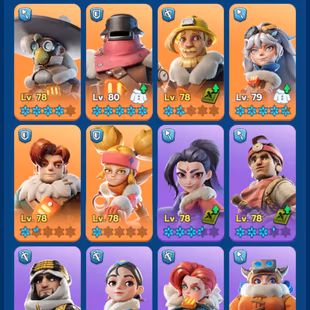 State 3353  - (2 in 1) - GOOD PET -  VIP 8 - 91M & 80M Power  - 2 Avatar Frame -  2 Marching - 1 Name Card - T10 Troop - - Image 1