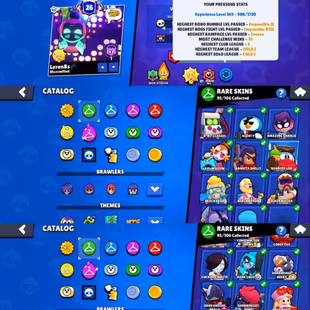 72K TROPHY|100 GEMS|⚡49 MAX POWER|🔥34 HYPERCHARGE|330 SKINS|104 EPIC SKINS|89 SUPER RARE|95 RARE SKINS|ANGEL MAX|AEB| - Image 1