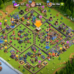 🔥EPIC EQUIPMENT SB-MAX!FB-MAX!GG-26!EB-26🔥XP 228!TH 18 NEAR MAX!HERO-80-105-72-80-55!VERY STRONG DEFENCE!GREAT TROOPS - Image 1