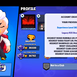 ❗❗EXCLUSIVE ACCOUNT | PIN R35 | 100 EPIC SKINS | 11 LEGENDARY SKINS | HEROINE BIBI | BELLE GOLDHAND | 86K TROPHIES - Image 7