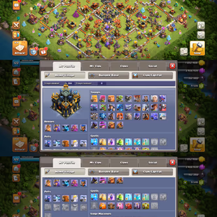M21 TH17 | 10000 gems doned id | Heroes 40-55-47-13-25| 7x Epic Good level | All army unlocks | Best Deal - Image 2
