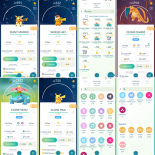 97x MEDALS 🔥 954x SHINY 💎 1168 LEGENDARY [] 6x ARMOURED MEWTWO [] ALL CLONES [] APEX LUGIA [] 104 SHINY LEGENDARY - Image 4