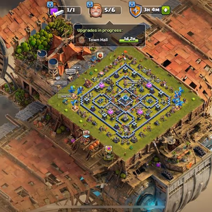 !! FULL MAX TH13 !! RARE WASTELAND SCENERY | HEROES 75-75-50-50-25 | LEGENDARY ICE KING | XP LEVEL 174 | - Image 3