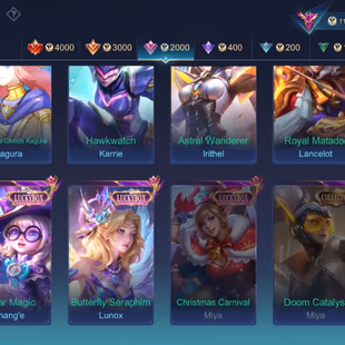 🔥 PREMIUM ACCOUNT🔥|| LEVEL 67 || LEGEND 1 || GRAND 10 || |EXQUISITE 12 ||  EXALTED 3 || SKINS 360 || HEROS 130 - Image 5