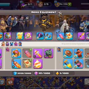 🔥GERMANY LOCAL 💎 TH 18 NEAR MAX - 105-105-73-80-55 HERO - 21 EQUIPMENT MAX - RENAME 500 - BH 10 - INSTANT AVAILABLE  - Image 8