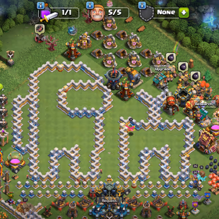 🔥EPIC DONATION TH17🚀HEROS LVL 37-37-17-25-26-2 | EPIC EQUIPMENTS | NC AT 500 GEMS | OP BASE | INSTANT DELIVERY | - Image 1