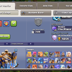 RR💥TH 18 [FULL MAX] DEFENCE💥HERO 105/105/88/80/55/16 | 8 EPIC ALMOST MAX 13 EPIC | DOUBLE STATUE OBSTACLE TREE | SKINS - Image 7