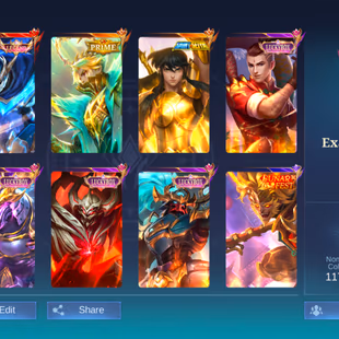RARE GS LEG || SAINT SEIYA CHOU || PRIME GRANGER || EXALTED 4 || BEST SKIN || EX66 STAR || MANY LUCKY BOX - Image 2