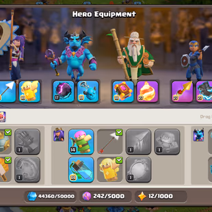Th18 Almost Max💎Hero-105-105-80-55💎Equipments-4x-Epic Max [] XP-251 [] 163x Wall Max [] Defance Max [] BEST-DEAL - Image 5