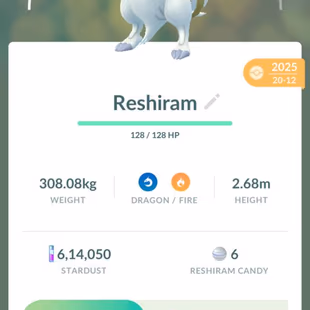 🔥SHINY LEGENDARY RESHIRAM CRESSELIA AZELF 💎103 SHINY [] 47 LEGENDARY [] LEVEL 49 [] RENAME AVAILABLE - Image 8