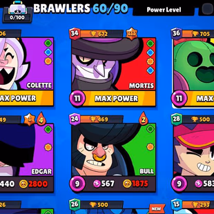 [DG-21] 19K-TROPHIES 60-BRAWLERS 3-MAXPOWER FREE RENAME 44-GEMS 50-SKINS CHEAP INSTANT DELIVERY GUARANTEED  - Image 4