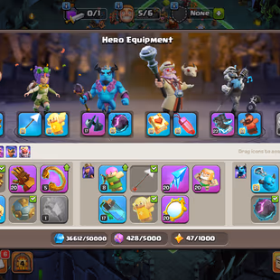 💎[ TH 15 MAXED ]🔥-[ 9x EPIC EQUIPMENT ] || HERO 84-87-64-56-30 || PAIDx SCENARIO || MAGIC ITEMS LOAD || SAFE ACC - Image 7