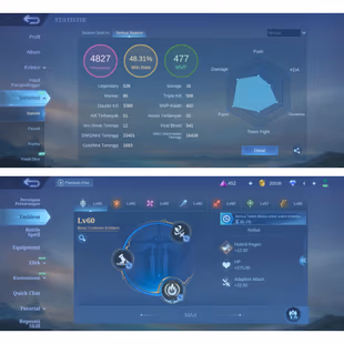 MOONTON | LV 89 ⚡ZODIAC KARINA⚡ - CC NATALIA - LUNAR FEST SUN - CYBER CYCLOPS - PACE FANNY | HERO102 | SKIN 170 | BP 23K - Image 3