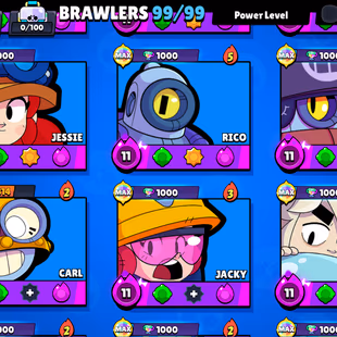 Can Change iD | 🌟71K Trophies | 99 Heroes | 47 Maxed🌟 | 65 Haypercharge | 300Skins | Legend Ranked | The More... - Image 6